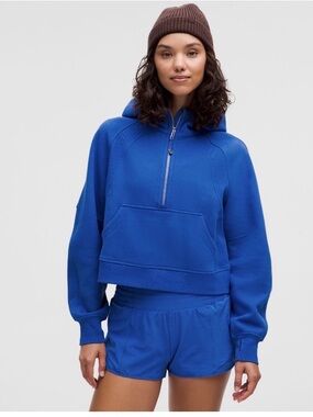Lululemon - Scuba Oversized Half-Zip Hoodie - Cerulean Blue